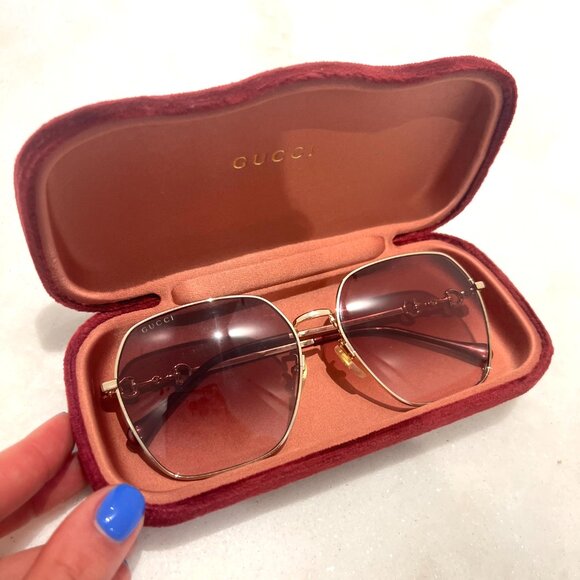 GUCCI - Square-Frame Sunglasses - Picture 2 of 10